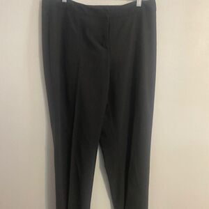 Ellen Tracy Gray straight leg trousers, size 12